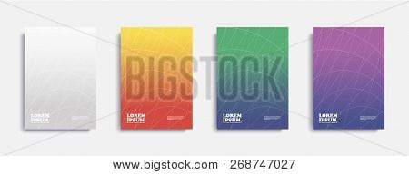 Abstract Pattern Gradient Background Templates. Cover Design Abstract For Brochure