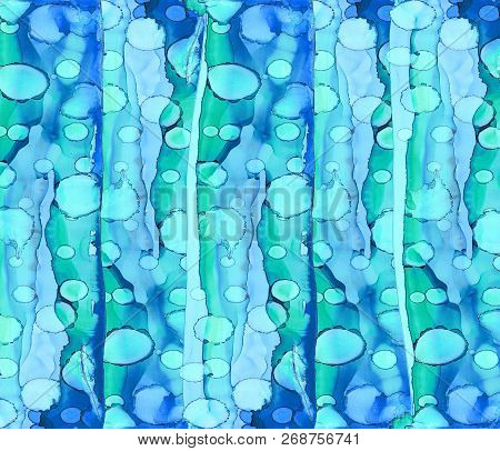 Alcohol Ink Texture. Fluid Ink Abstract Background. Art For Design