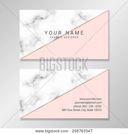 Vector Modern Customizable Business Card. Easy To Customize With Your Own Text. Business Card Design