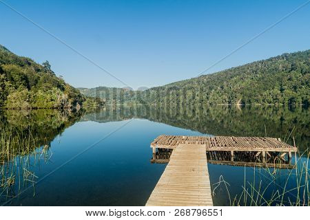 Lago Tilquilco Lake In National Park Huerquehue, Chile