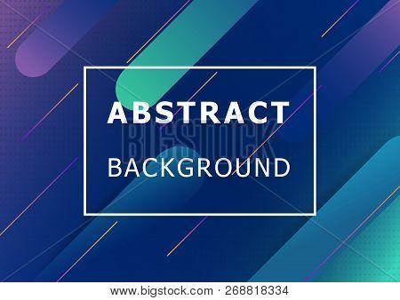 Abstract Background With Geometric Shape, Stock Vector