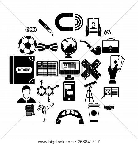 Classman Icons Set. Simple Set Of 25 Classman Vector Icons For Web Isolated On White Background