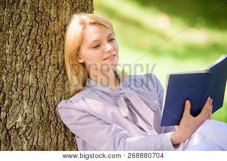 Self Improvement Book. Self Improvement And Education Concept. Business Lady Find Minute To Read Boo