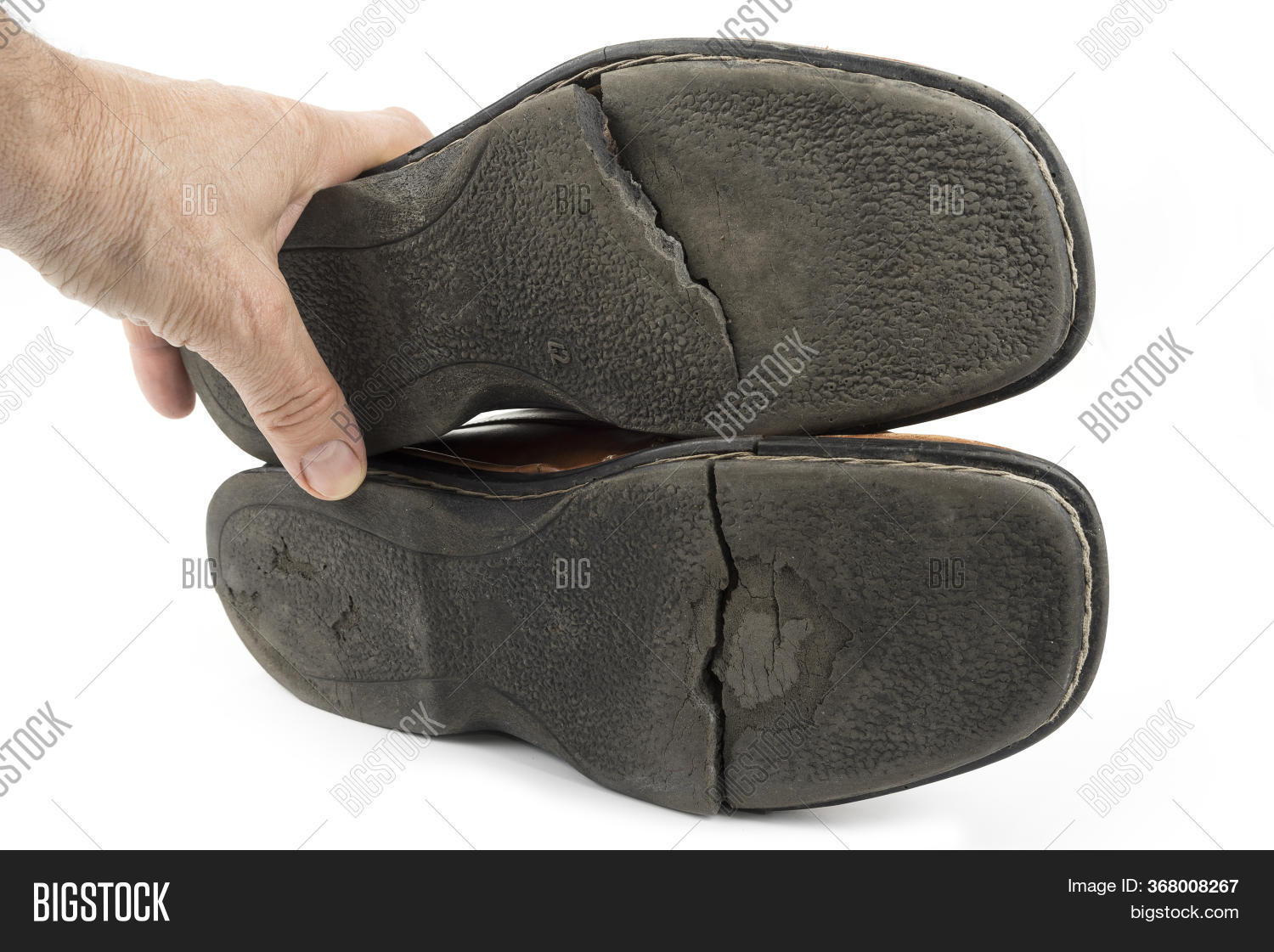 Torn Leather Shoes On Image & Photo (Free Trial) Bigstock