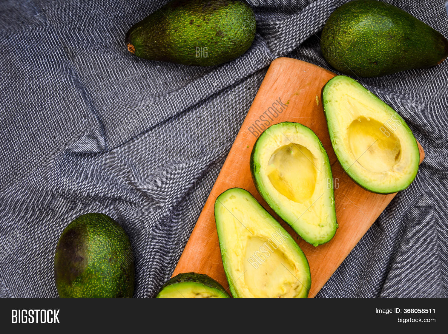 Halves Fresh Avocado, Image & Photo (Free Trial) Bigstock