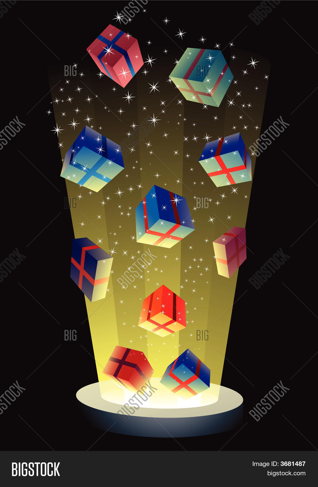 Magical Gift Boxes Vector & Photo (Free Trial) Bigstock