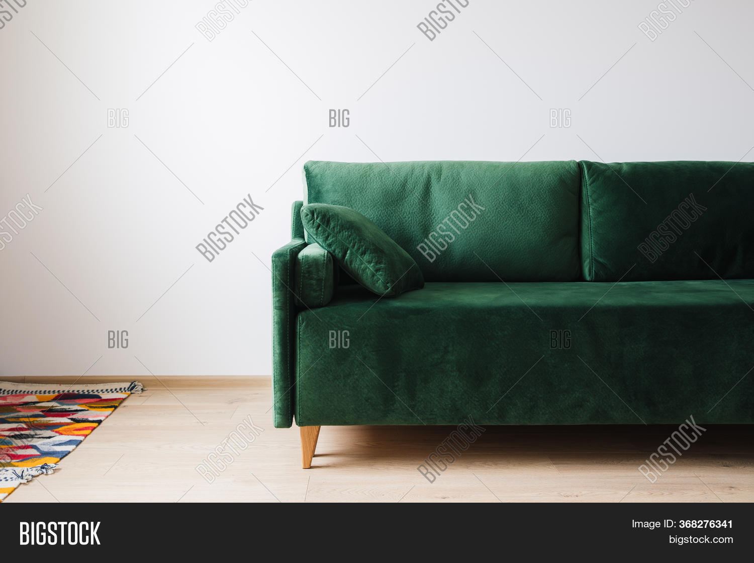 Green Sofa Pillow Near Image & Photo (Free Trial) Bigstock