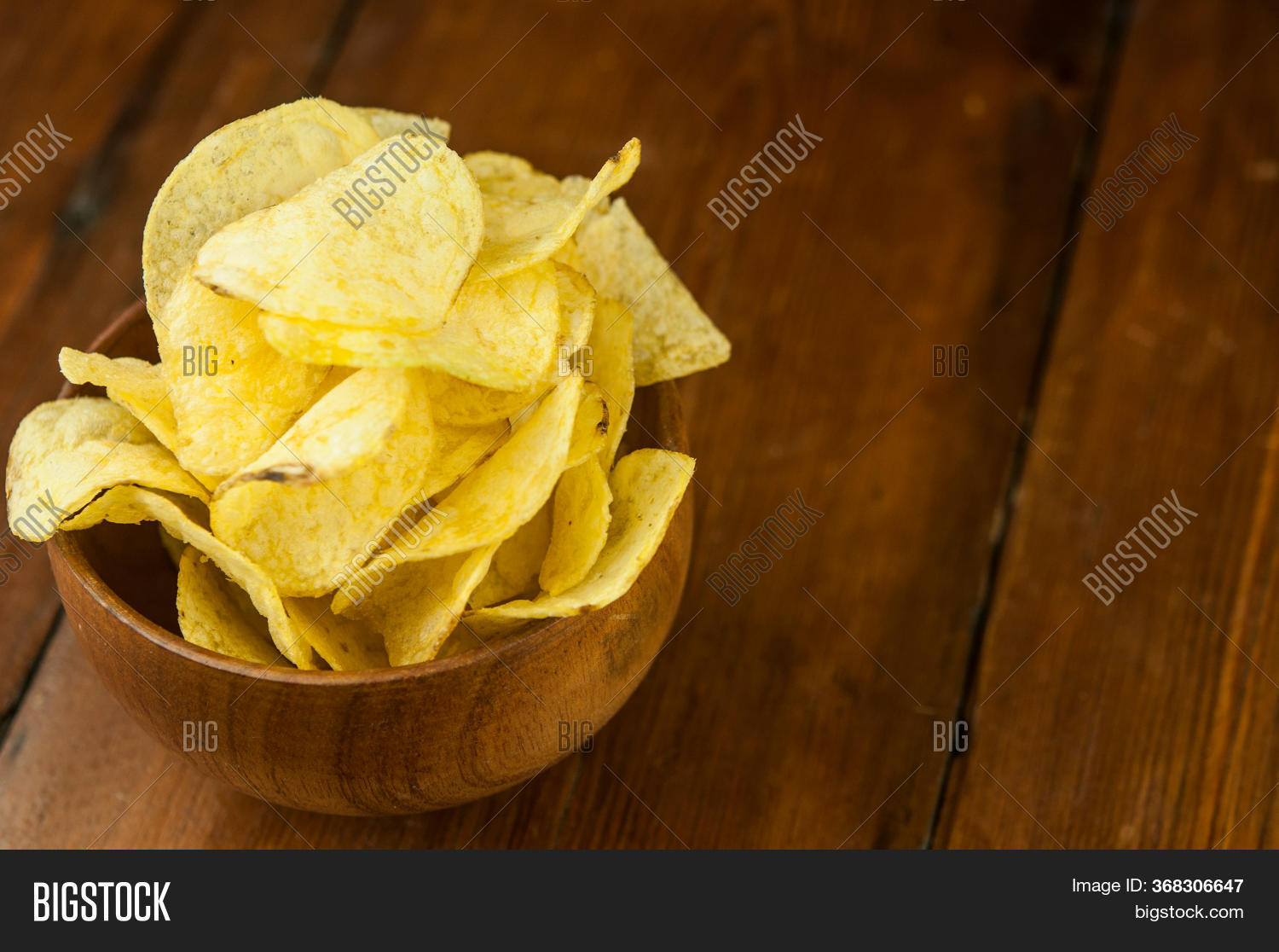 Yellow Chips Natural Image & Photo (Free Trial) Bigstock