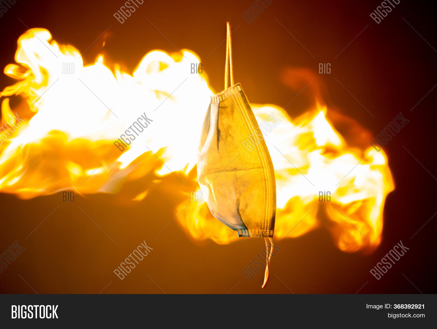 Medical Mask Burns Image & Photo (Free Trial) Bigstock