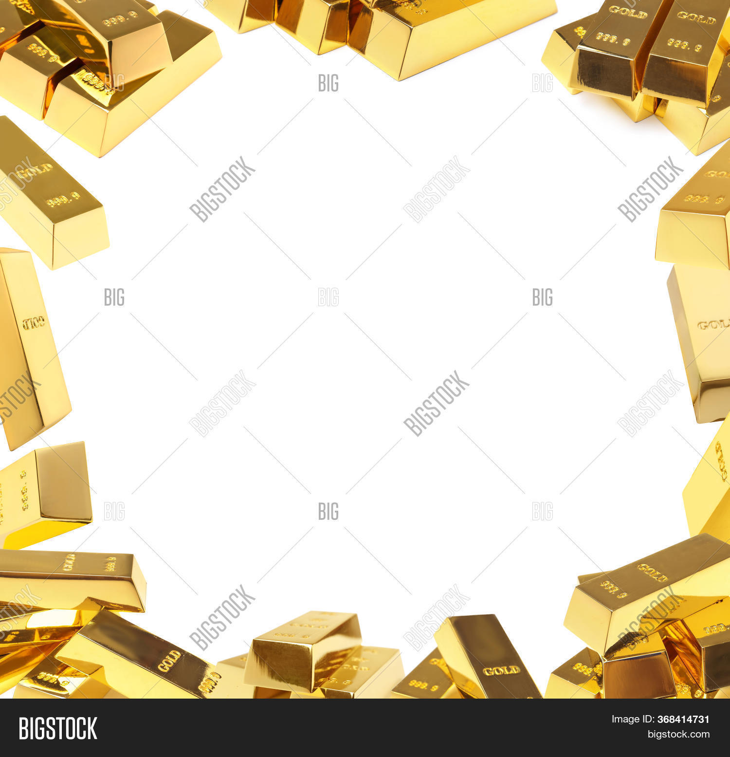 Frame Made Shiny Gold Image & Photo (Free Trial) Bigstock