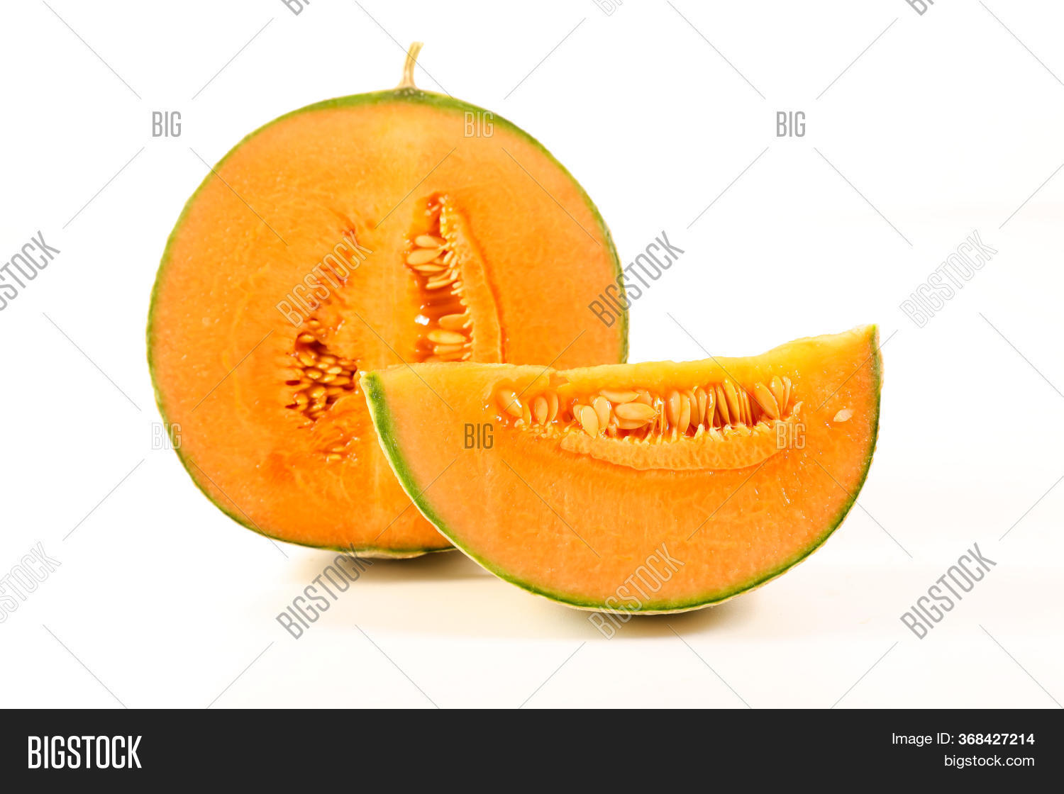 Melon Slice Isolated Image & Photo (Free Trial) Bigstock