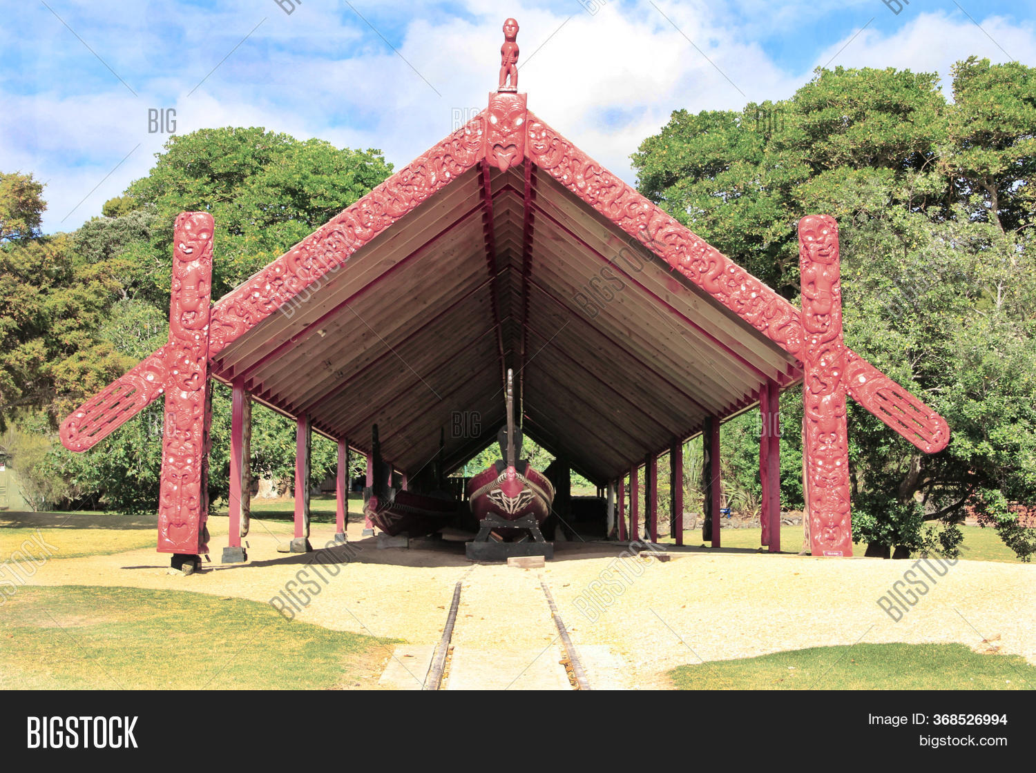 Whare Runanga , Maori Image & Photo (Free Trial) Bigstock
