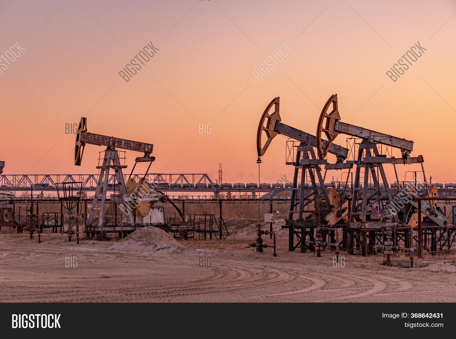 Oil Pump Rig. Oil Gas Image & Photo (Free Trial) | Bigstock