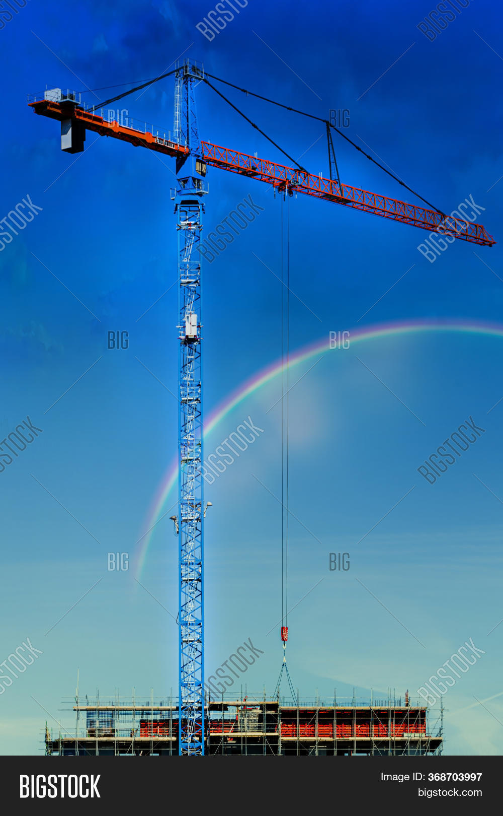 Tower Crane Building Image & Photo (Free Trial) | Bigstock