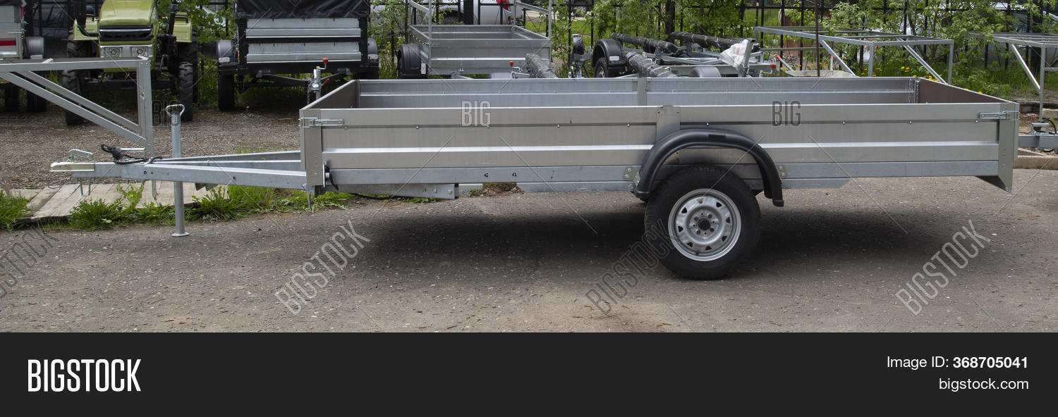 Car Open Trailer. Image & Photo (Free Trial) Bigstock