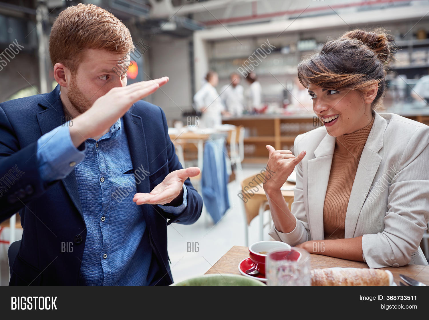 Man Woman Coworkers Image & Photo (Free Trial) | Bigstock
