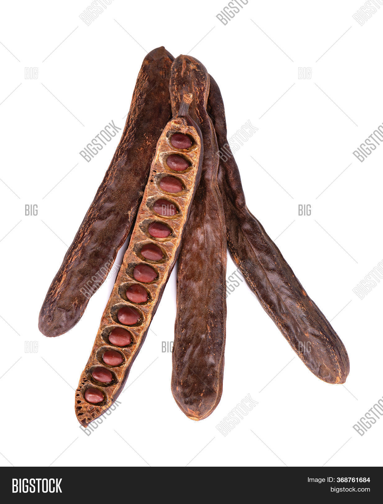 Ripe Carob Pods Bean Image & Photo (Free Trial) Bigstock