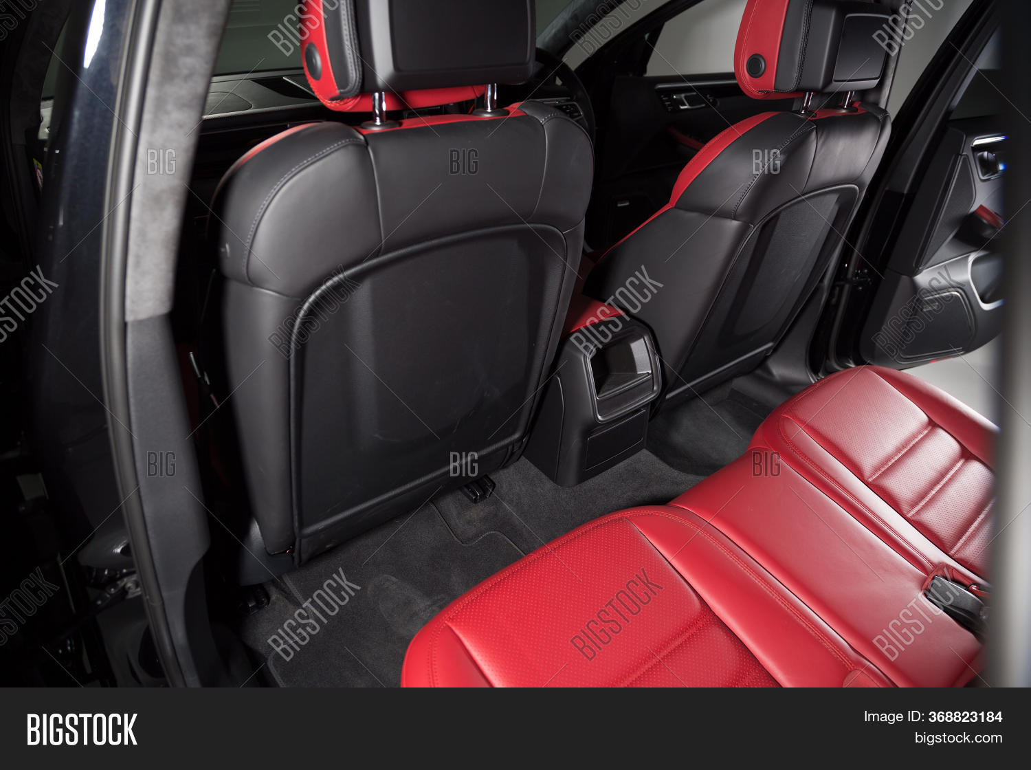 Shot Red Leather Seats Image & Photo (Free Trial) Bigstock