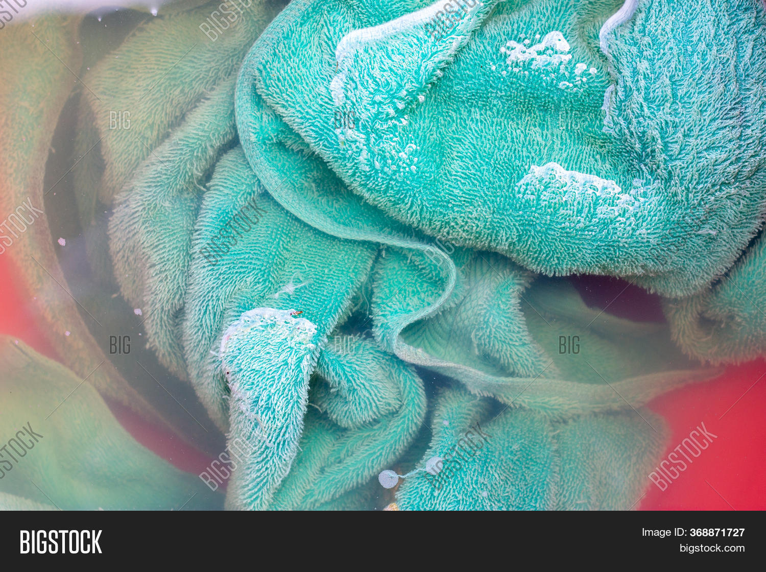 Soak Green Towel Water Image & Photo (Free Trial) Bigstock