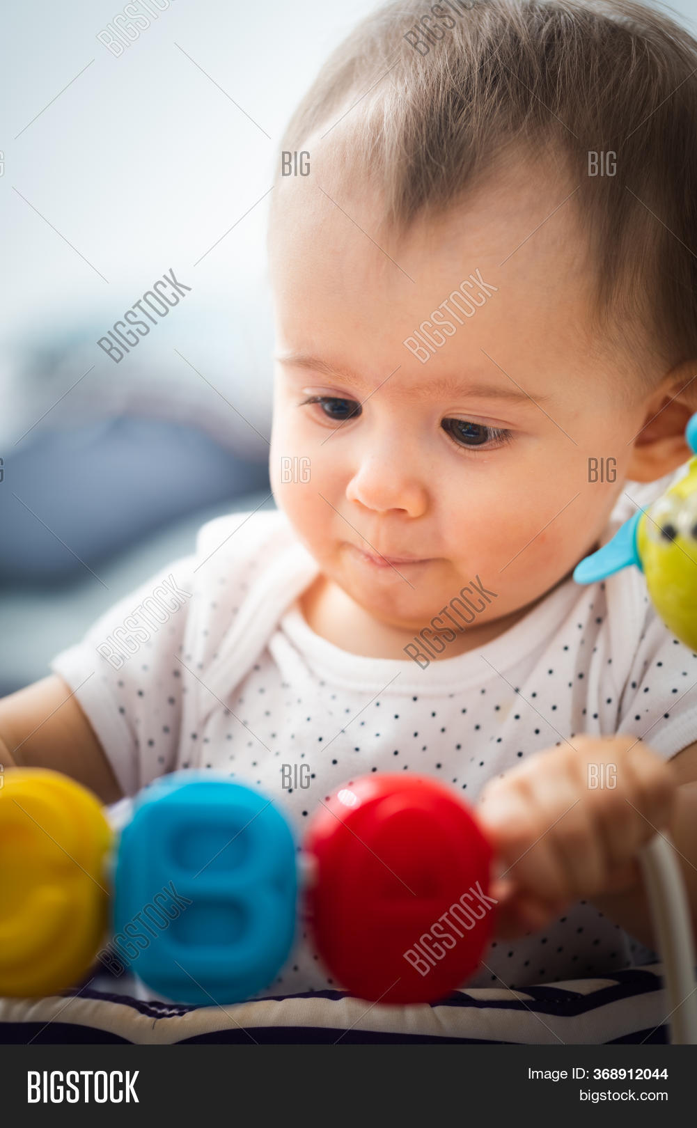 One Year Old Baby Sits Image & Photo (Free Trial) | Bigstock