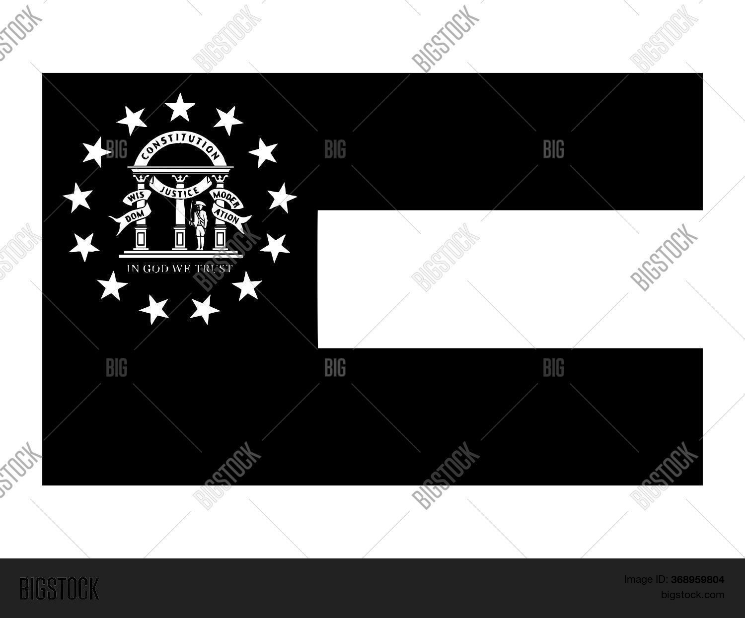 Ga State Flag Vector & Photo (Free Trial) Bigstock