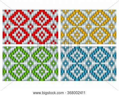 Beautiful Decorative Ethnic Woven (anyaman) Background Texture 17