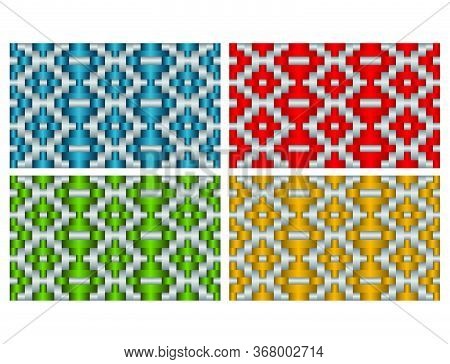 Beautiful Decorative Ethnic Woven (anyaman) Background Texture 19