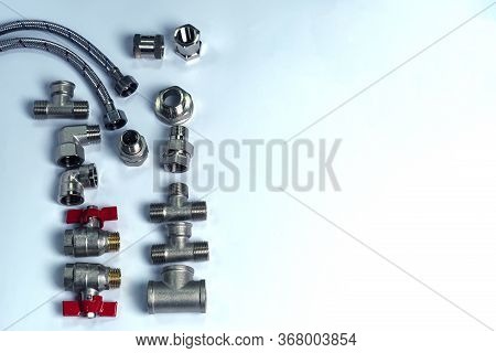 Components For Plumbing And Heating Systems, Fittings And Range Of Spare Parts For Hydraulic Communi