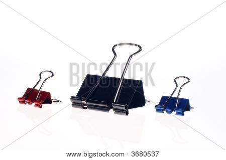 Close Up di graffetta su sfondo bianco