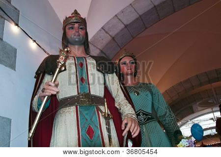 Giants at La Mercè