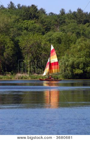 Sailing On A Lake