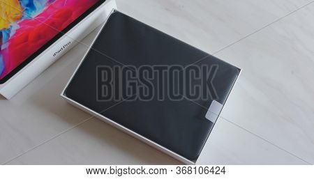 Hong Kong 26 March 2020: Unbox new ipadpro