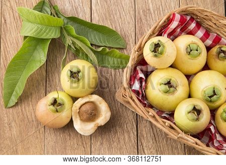 Rose Apple - Syzygium Jambos. Text Space