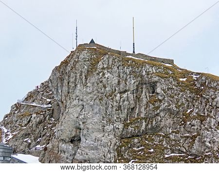 Alpine Peak Of Esel In The Swiss Mountain Range Of Pilatus And In The Emmental Alps, Alpnach - Canto
