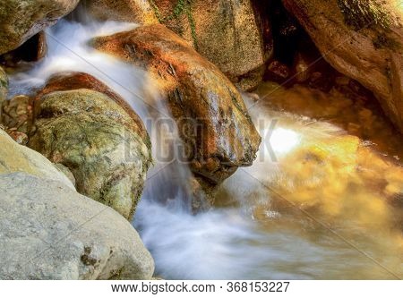 Waterfall Long Exposure In Apuseni Mountains