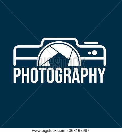 Photography Logo Template For Photographer. Photography Camera Symbol Logo Vector Eps
