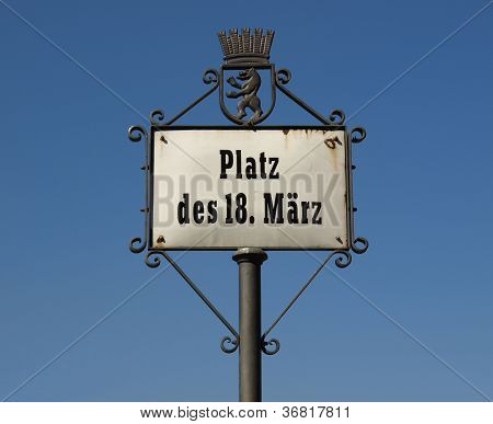 Street sign