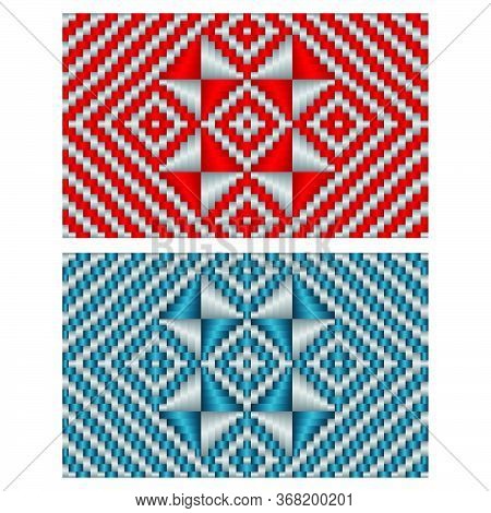 Beautiful Decorative Ethnic Woven (anyaman) Background Texture 11