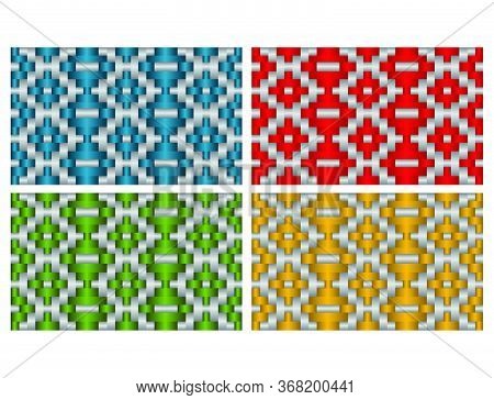 Beautiful Decorative Ethnic Woven (anyaman) Background Texture 19