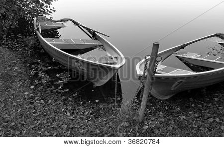 Bateaux remplis d'eau
