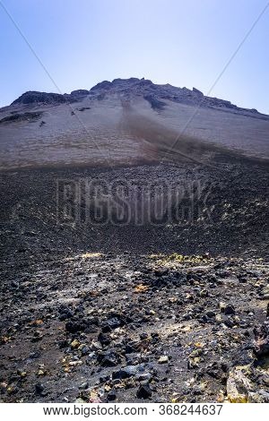 Pico Do Fogo Volcano In Cha Das Caldeiras, Cape Verde