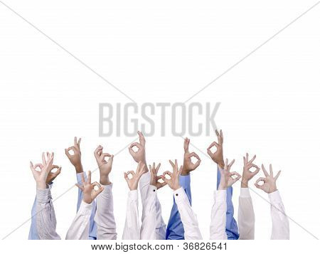 Üç parmak ile farklı grup