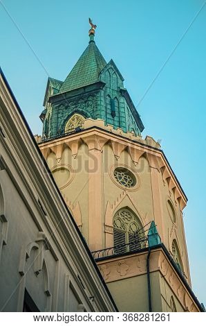 Trinitarian Tower On Royal Street In The City Of Lublin, Poland