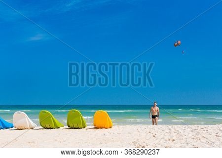 Handsome Man On Phu Quoc Sao Beach