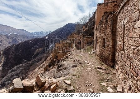 Old Abandoned City Of Gamsutl Republic Of Dagestan, Russia