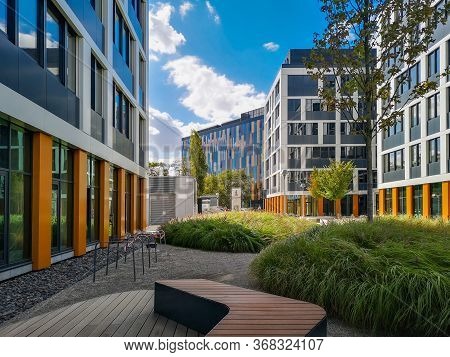 Wroclaw Poland September 22 2018 Buildings At Business Garden In Wroclaw
