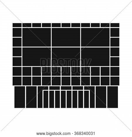 Vector Design Of Store And Window Symbol. Set Of Store And Office Vector Icon For Stock.