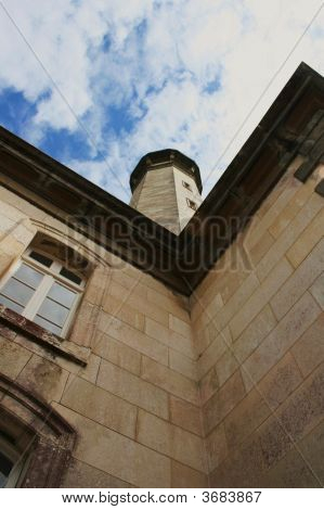 Vuurtoren gebouw en toren