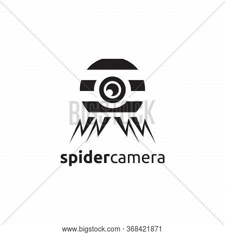 Spider Camera Logo Vector And Technology,emplate, Vector