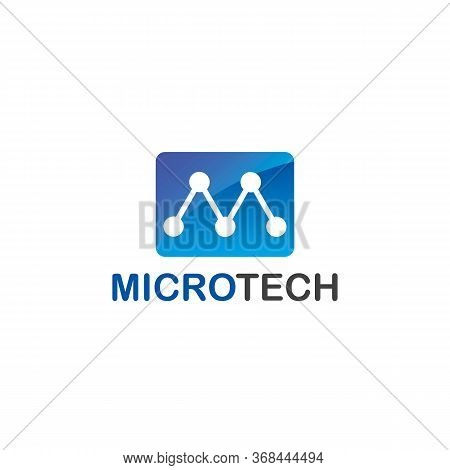 Micro Tech Logo Vector And Technology, Electrical, Electricity,
